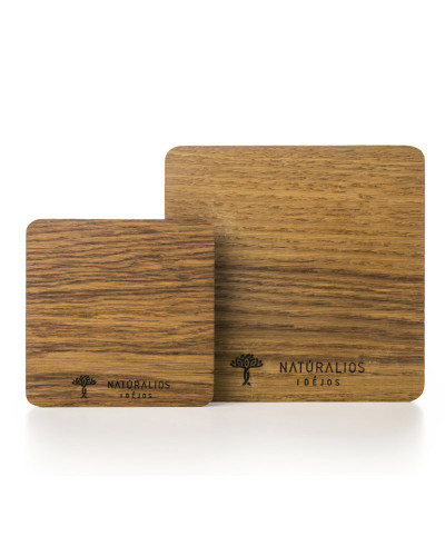 Oak Candle Lid/Coaster