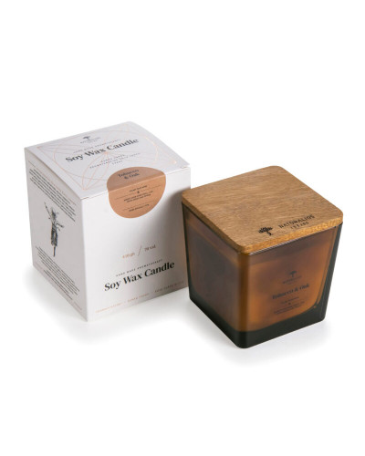 Soy Wax Aromatherapy Candle BROWN TINT 450g